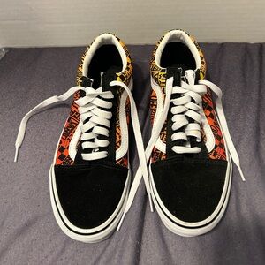 Vans Old Skool Flame Gradient “Off The Wall” Sneakers - Size 6.5 Men‎ / 8 Women